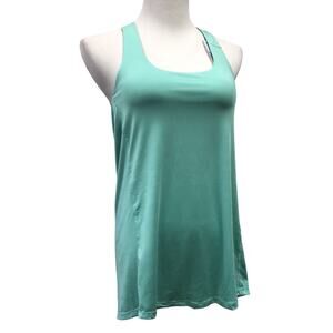 Icyzone Top Womens Medium Activewear Green Black Inner Bra